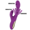 VIBRADOR MULTIFUNCIÓN RECARGABLE 7 VIBRACIONES CON LENGUA OSCILANTE