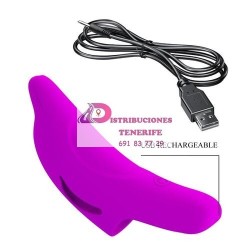 ESTIMULADOR DE DEDO MORADO RECARGABLE